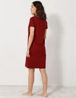 Chemise De Nuit Courtes Manches Courtes Motif «papillons» -Élégance Nuit Soldes Boutique 703280 C01 zoomx vue6