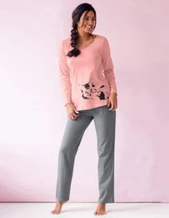 Pyjama Imprimé Chat - Lot De 2