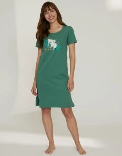 Chemise De Nuit Courte À Manches Courtes, Imprimé Koala 8 Chemise De Nuit Courte À Manches Courtes, Imprimé Koala -Élégance Nuit Soldes Boutique 703451 C01 zoomx vue3