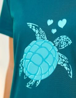 Chemise De Nuit Courte Imprimé Tortue -Élégance Nuit Soldes Boutique 703463 C01 zoomx vue6