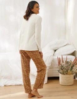 Pyjama Pantalon Polaire "night" Manches Longues 13 Pyjama Pantalon Polaire "night" Manches Longues -Élégance Nuit Soldes Boutique 703474 C01 zoomx vue7