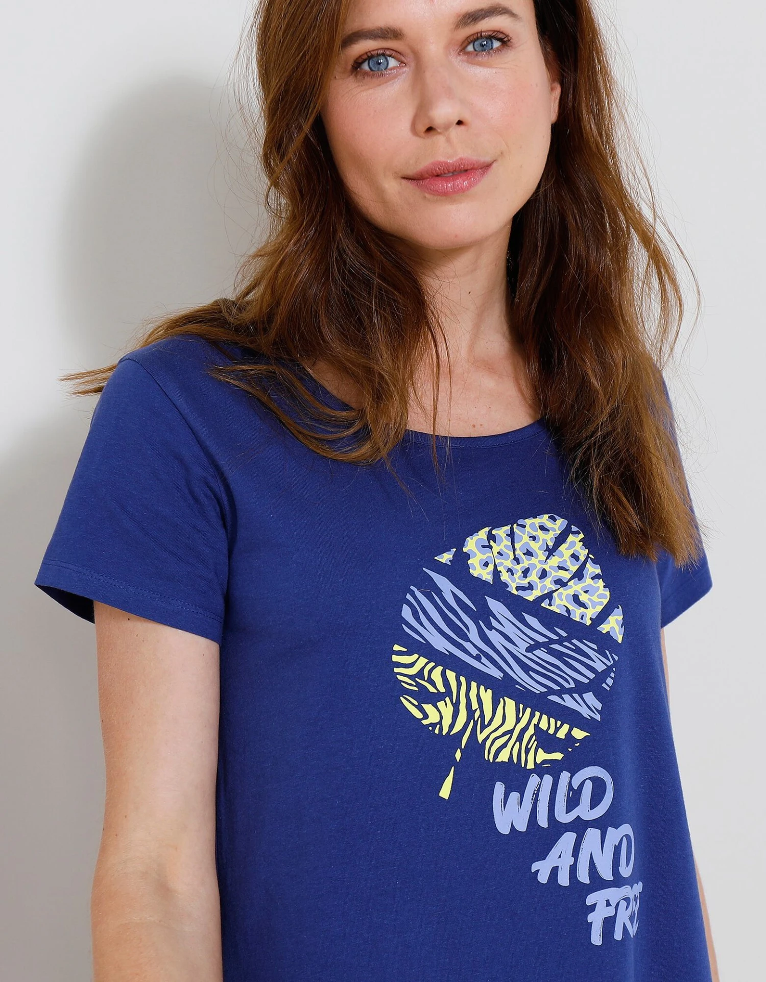 Chemise De Nuit Courte Imprimé "Wild And Free"(1) 4 Chemise De Nuit Courte Imprimé "Wild And Free"(1) – Image 4