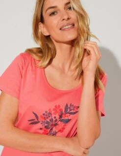 Pyjacourt Coton Imprimé "bouquet" 13 Pyjacourt Coton Imprimé "bouquet" -Élégance Nuit Soldes Boutique 703554 C01 zoomx vue7