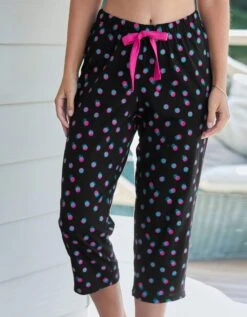 Pantacourt Pyjama Imprimé à Pois