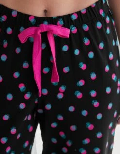Pantacourt Pyjama Imprimé à Pois 9 Pantacourt Pyjama Imprimé à Pois -Élégance Nuit Soldes Boutique 703602 C01 zoomx vue4