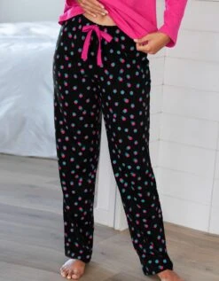 Pantalon Pyjama Coton Enjoy Imprimé Pois
