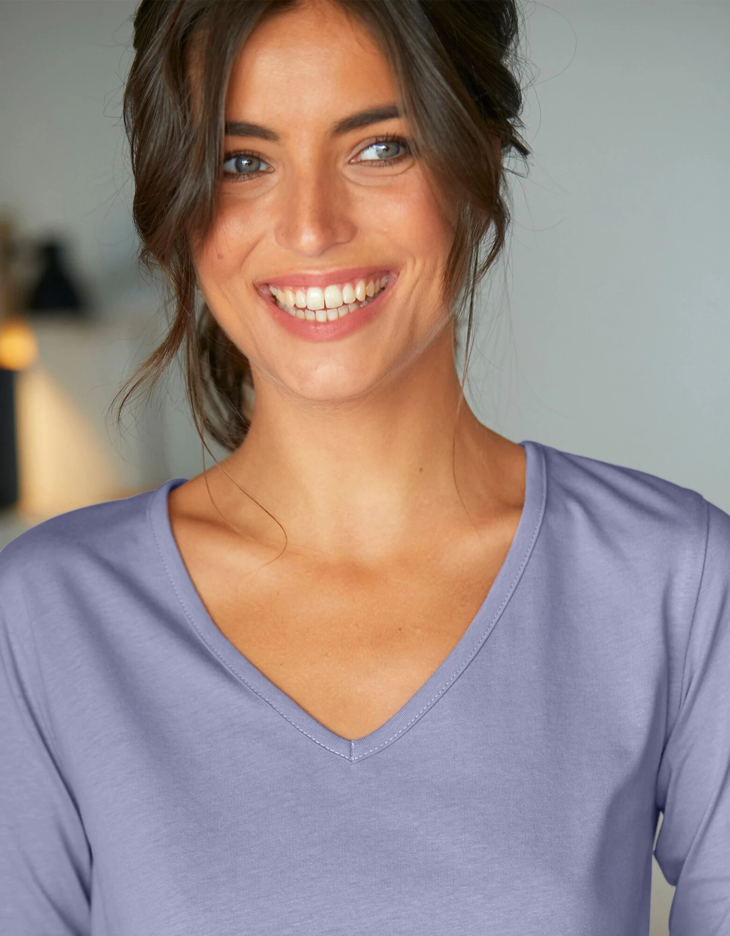 Tee-shirt Pyjama Manches Longues Uni 4 Tee-shirt Pyjama Manches Longues Uni – Image 4