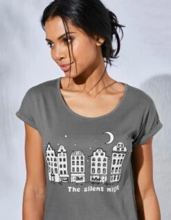 Maxi Tee-shirt - Lot De 2 -Élégance Nuit Soldes Boutique 703611 C01 zoomx vue5