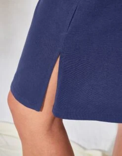 Chemise De Nuit Courte Coton Et Broderie Anglaise -Élégance Nuit Soldes Boutique 703627 C01 zoomx vue6