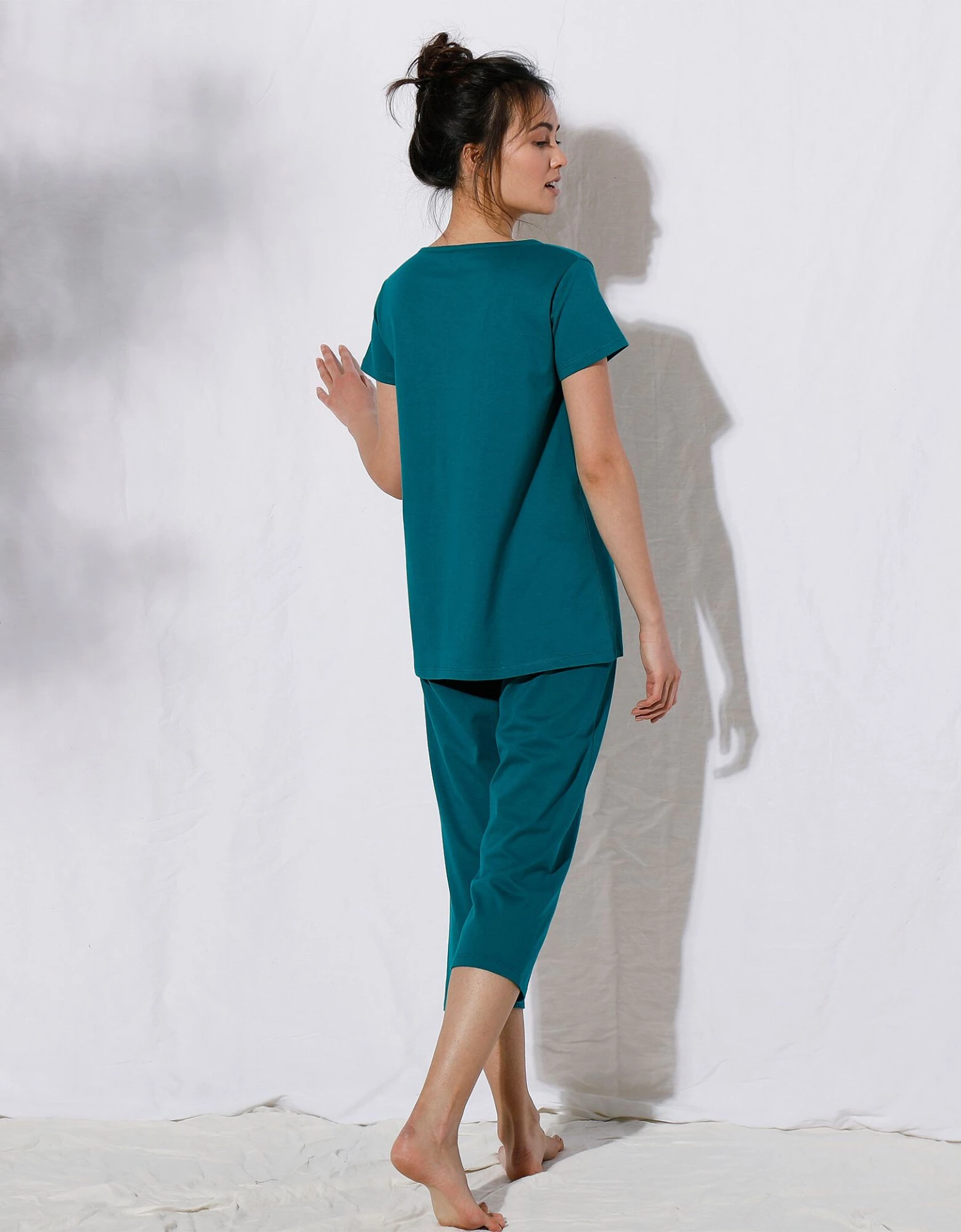 Pyjacourt Coton Manches Courtes Imprimé Placé « tortue De Mer » 2 Pyjacourt Coton Manches Courtes Imprimé Placé « tortue De Mer » – Image 2