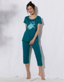 Pyjacourt Coton Manches Courtes Imprimé Placé « tortue De Mer » 10 Pyjacourt Coton Manches Courtes Imprimé Placé « tortue De Mer » -Élégance Nuit Soldes Boutique 703674 C01 zoomx vue4