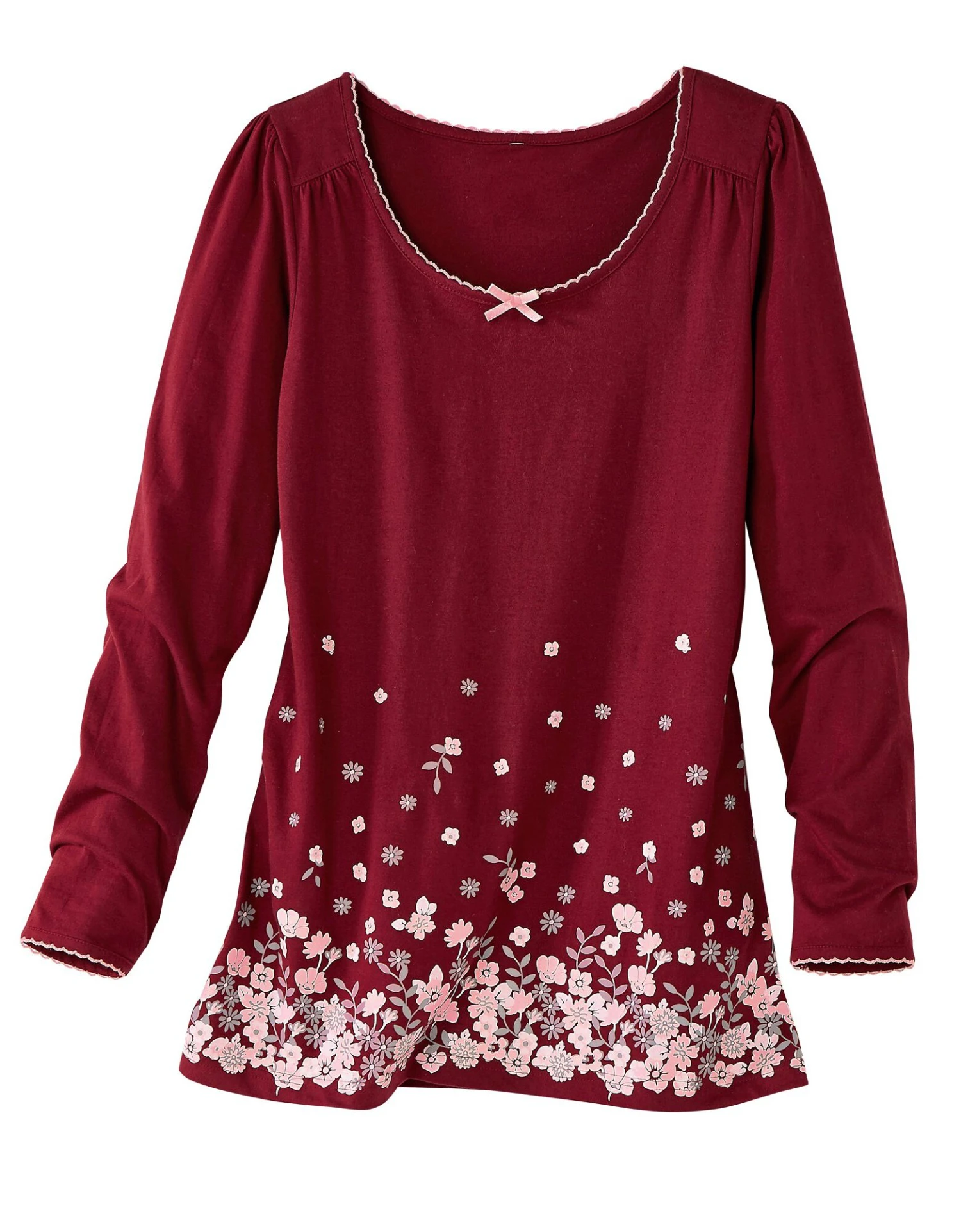 Tee-shirt Imprimé Fleurs - Manches Longues 2 Tee-shirt Imprimé Fleurs - Manches Longues – Image 2