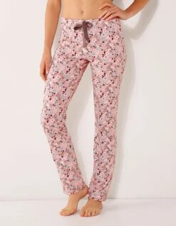 Pantalon Imprimé Fleuri - Jersey Coton