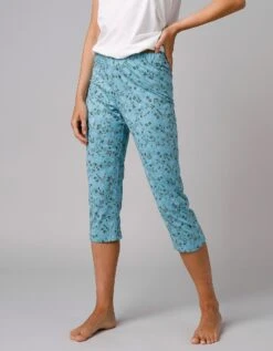 Pantacourt De Pyjama Imprimé Fleurs