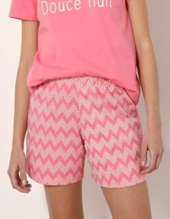 Pyjama Short Imprimé - Lot De 2 -Élégance Nuit Soldes Boutique 703704 C01 zoomx vue7