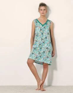 Chemise De Nuit Roméo Imprimée Toucan <br/> -Élégance Nuit Soldes Boutique 703712 C01 zoomx vue5