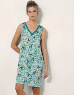 Chemise De Nuit Roméo Imprimée Toucan <br/> -Élégance Nuit Soldes Boutique 703712 C01 zoomx vue6