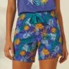 Short De Pyjama En Coton - Imprimé Tropical