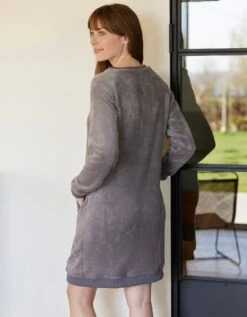 Chemise De Nuit Polaire "étoiles" -Élégance Nuit Soldes Boutique 703814 C01 zoomx vue4