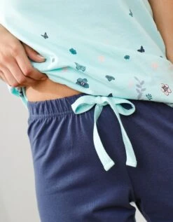 Tee-shirt Base Imprimée Bucolique - Manches Courtes -Élégance Nuit Soldes Boutique 703840 C00 zoomx vue4