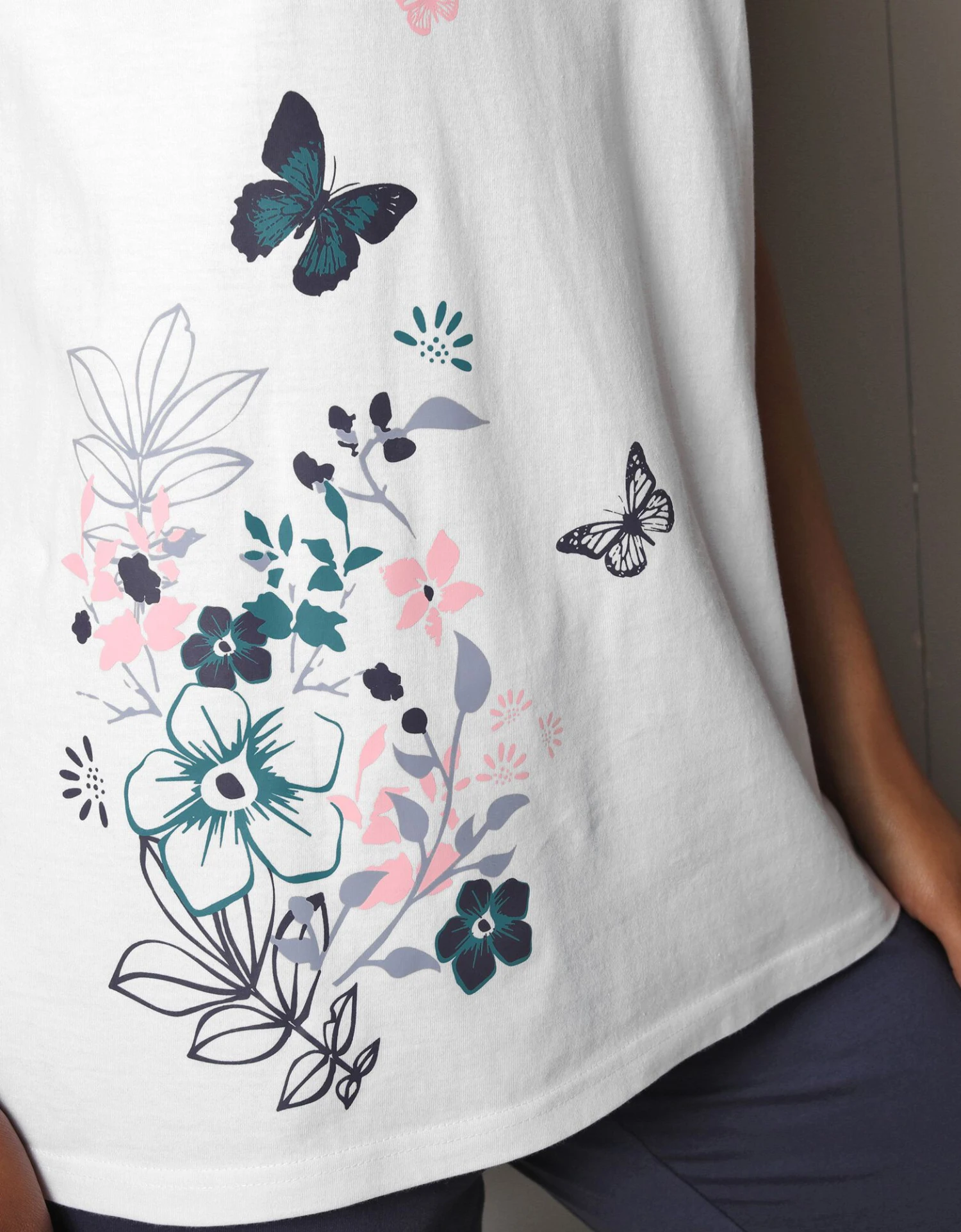 Tee-shirt Imprimé Placé Bucolique - Manches Courtes 2 Tee-shirt Imprimé Placé Bucolique - Manches Courtes – Image 2