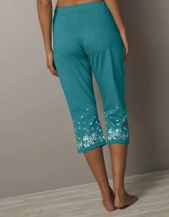 Pantacourt Base Imprimée Bucolique - Coton Jersey 6 Pantacourt Base Imprimée Bucolique - Coton Jersey -Élégance Nuit Soldes Boutique 703848 C03 zoomx vue3