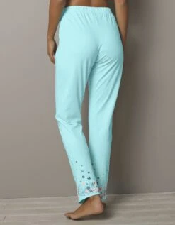 Pantalon Base Imprimée Bucolique - Coton Jersey -Élégance Nuit Soldes Boutique 703849 C02 zoomx vue3