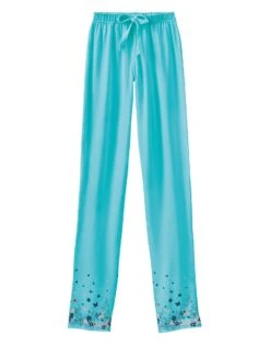 Pantalon Base Imprimée Bucolique - Coton Jersey -Élégance Nuit Soldes Boutique 703849 C02 zoomx vue4