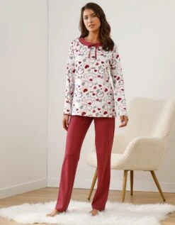 Pyjama Femme Imprimé "coeurs"