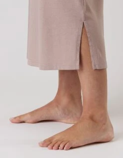 Chemise De Nuit Longue Manches Courtes En Coton Motif "Floral" -Élégance Nuit Soldes Boutique 703934 C01 zoomx vue6