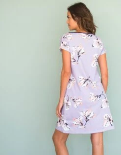 Chemise De Nuit Imprimé Fleuri - Lot De 2 -Élégance Nuit Soldes Boutique 703950 C01 zoomx vue5