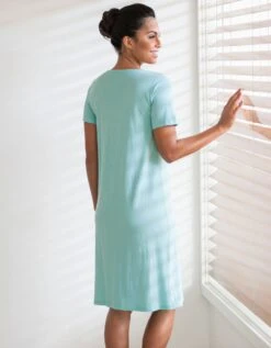 Chemise De Nuit Courte Imprimé Chat - Lot De 2 -Élégance Nuit Soldes Boutique 703951 C02 zoomx vue3