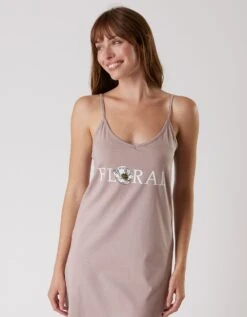 Nuisette Coton Fines Bretelles Imprimée "floral" 9 Nuisette Coton Fines Bretelles Imprimée "floral" -Élégance Nuit Soldes Boutique 703956 C01 zoomx vue5