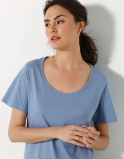 Chemise De Nuit Longue Imprimé Chat - Lot De 2 -Élégance Nuit Soldes Boutique 703965 C02 zoomx vue3