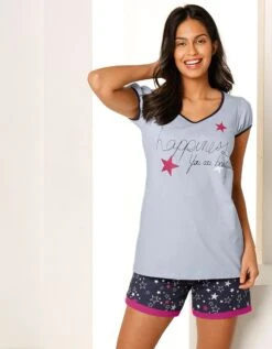 Short Imprimé étoiles - Jersey Coton