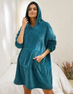 Sweat Oversize* Unisexe En Polaire Peluche Bleue 10 Sweat Oversize* Unisexe En Polaire Peluche Bleue -Élégance Nuit Soldes Boutique 704507 C01 zoomx vue4