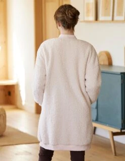 Gilet Long D'intérieur Maille Bouclette 11 Gilet Long D'intérieur Maille Bouclette -Élégance Nuit Soldes Boutique 704520 C01 zoomx vue6