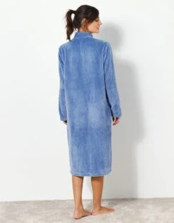 Robe De Chambre Zippée Polaire Texturé 11 Robe De Chambre Zippée Polaire Texturé -Élégance Nuit Soldes Boutique 704527 C01 zoomx vue6