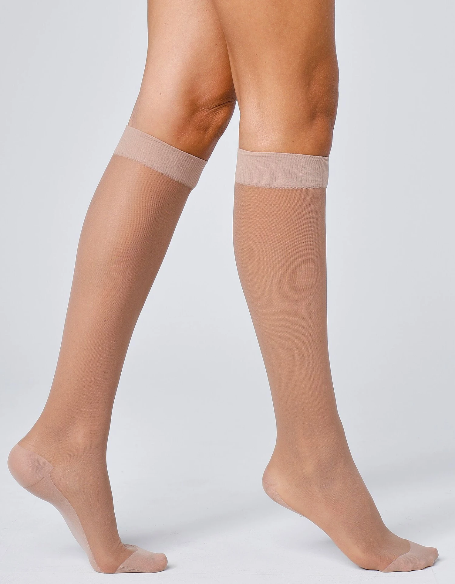 Mi-bas Anti Fatigue 70 Deniers - Lot De 2 Paires 1 Mi-bas Anti Fatigue 70 Deniers - Lot De 2 Paires