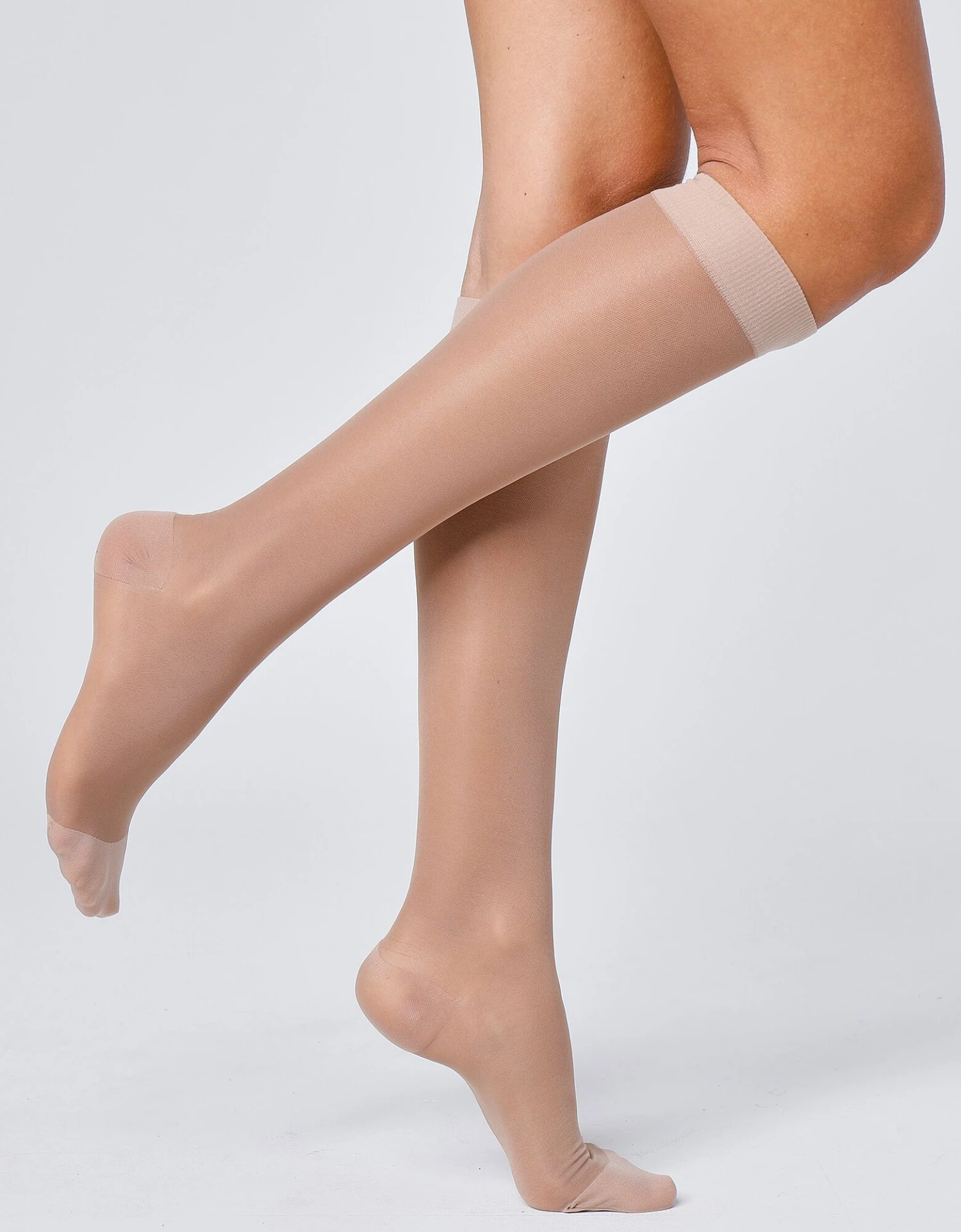 Mi-bas Anti Fatigue 140 Deniers - Lot De 2 Paires 2 Mi-bas Anti Fatigue 140 Deniers - Lot De 2 Paires – Image 2