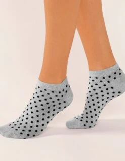 Socquettes Basses Pois Fantaisie - Lot De 5