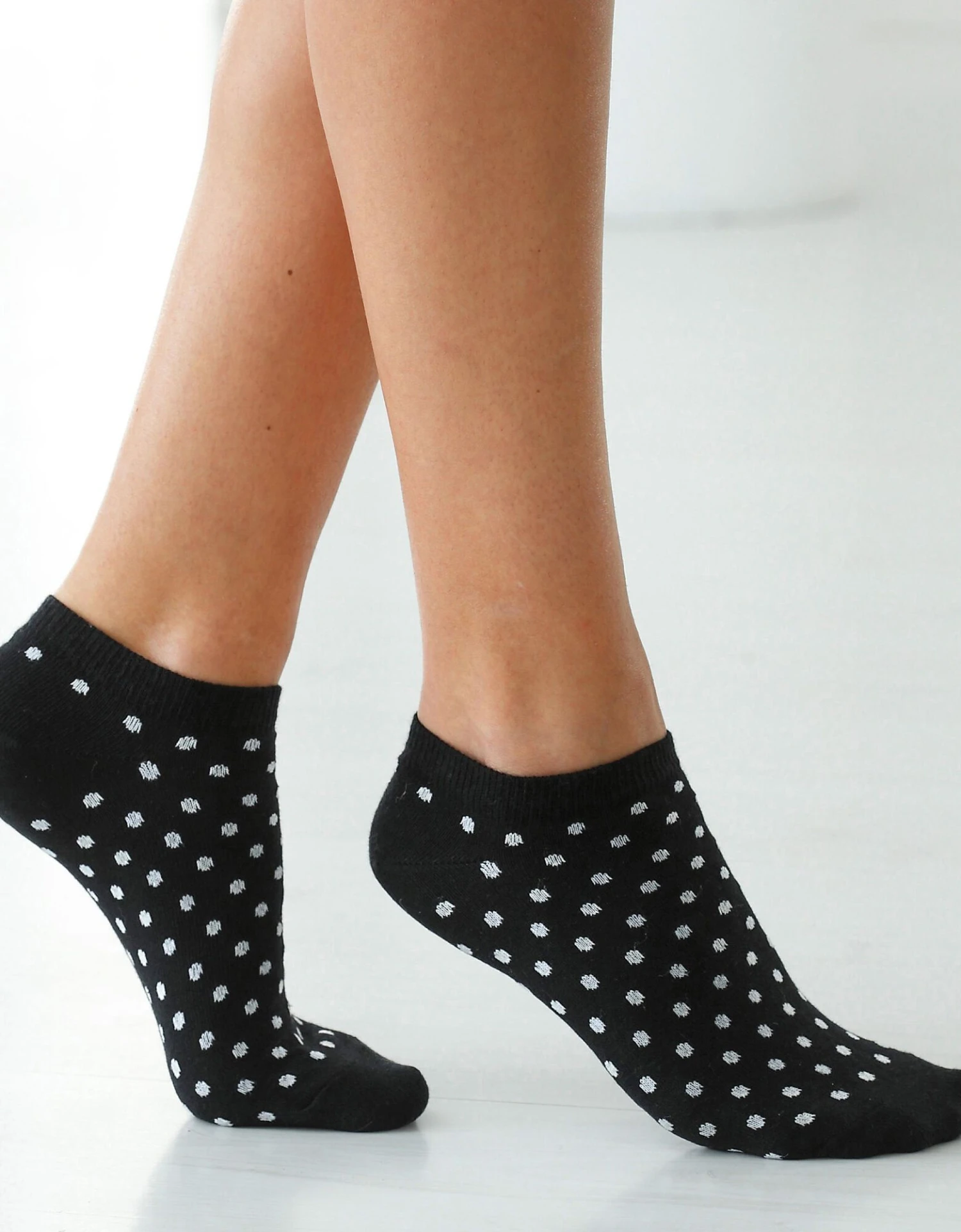 Socquettes Basses Pois Fantaisie - Lot De 5 2 Socquettes Basses Pois Fantaisie - Lot De 5 – Image 2