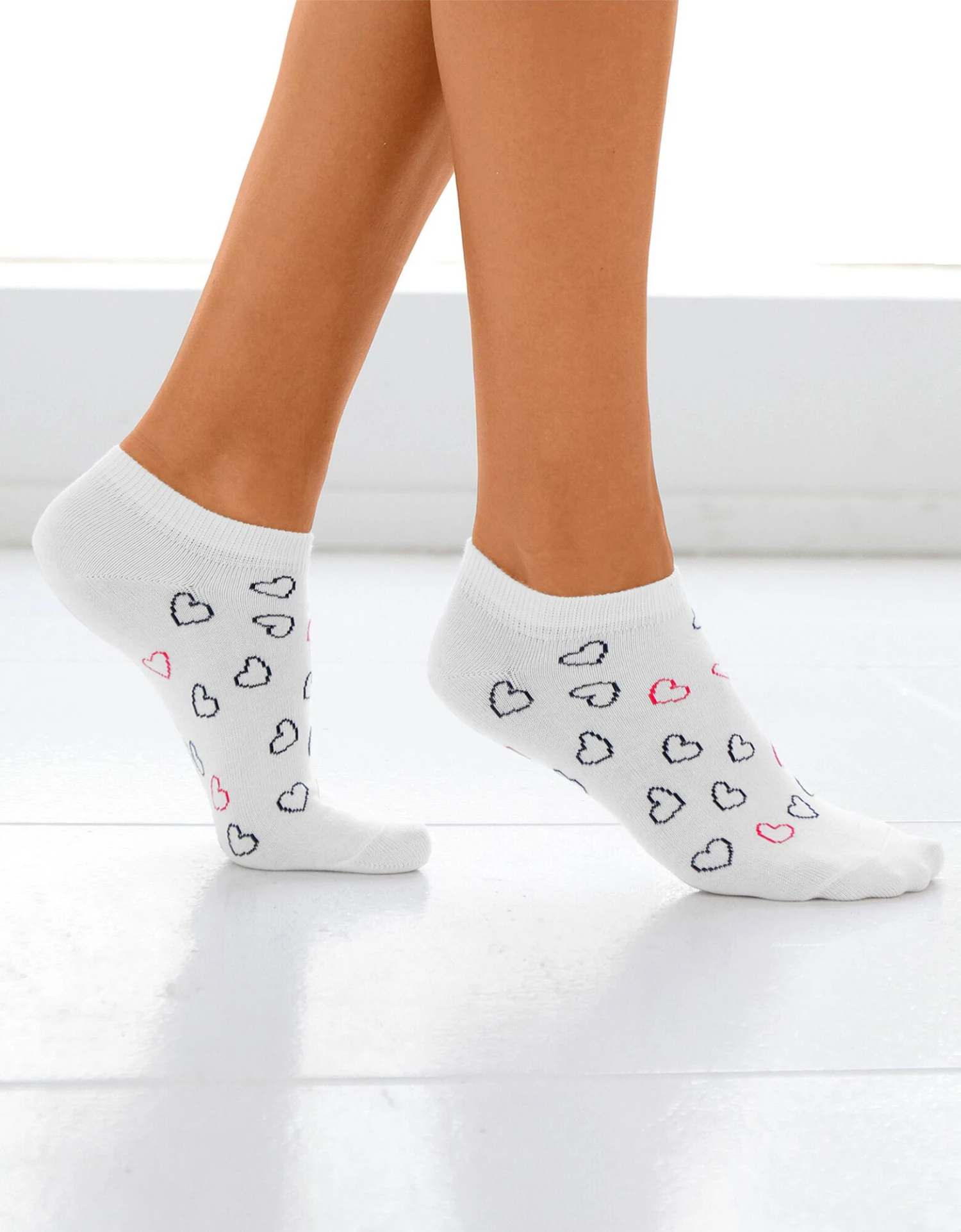 Chaussettes Basses Motifs Assortis– Lot De 4 1 Chaussettes Basses Motifs Assortis– Lot De 4