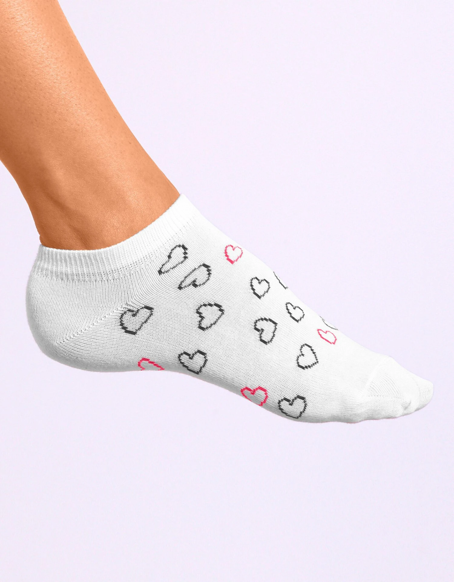 Chaussettes Basses Motifs Assortis– Lot De 4 2 Chaussettes Basses Motifs Assortis– Lot De 4 – Image 2