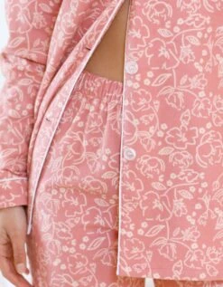 Pyjama Pilou Imprimé "fleurs" -Élégance Nuit Soldes Boutique 706148 C01 zoomx vue3