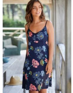 Nuisette Satin Imprimé Floral -Élégance Nuit Soldes Boutique 706162 C01 zoomx vue4