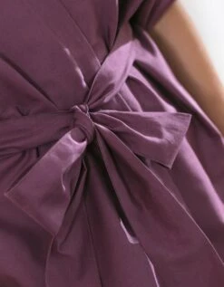 Kimono Uni Manches Courtes - Collection Upcycling -Élégance Nuit Soldes Boutique 706167 C01 zoomx vue4