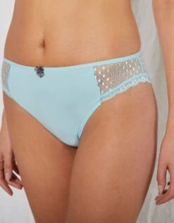 Culotte Midi Dentelle Coton Uni Tropea - Lot De 4 -Élégance Nuit Soldes Boutique 707557 C05 zoomx