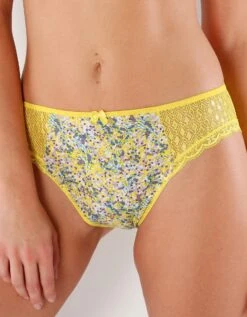 Culotte Midi Coton Dentelle Imprimée Multicolore Coria - Lot De 2