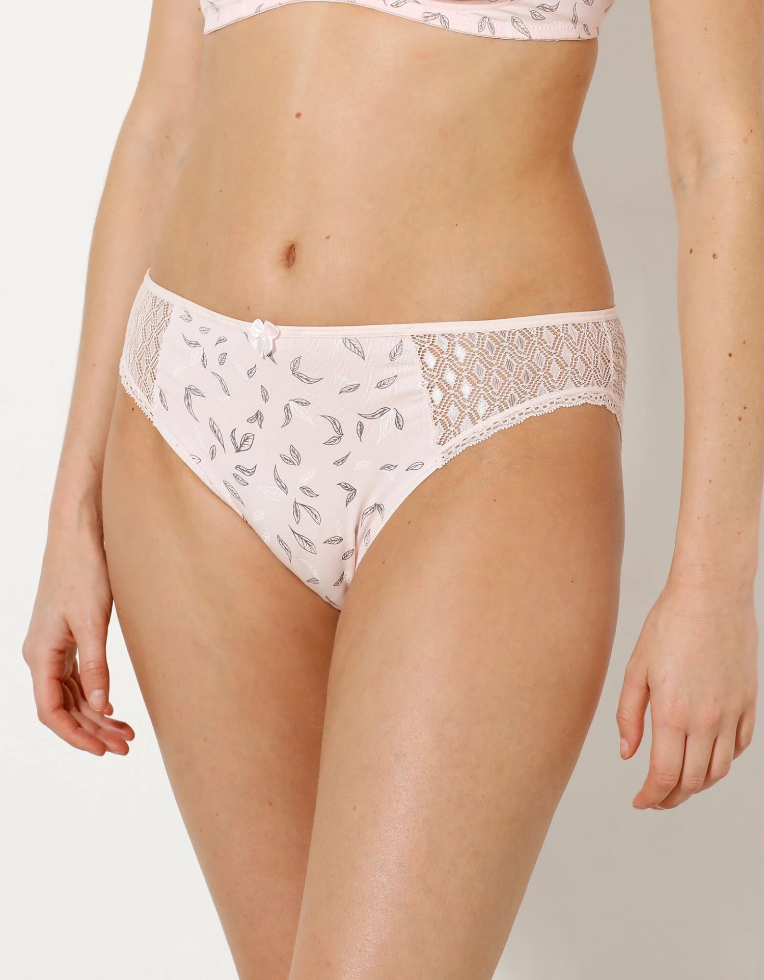 Culotte Imprimée «feuilles» Forme Midi Coria - Lot De 2 1 Culotte Imprimée «feuilles» Forme Midi Coria - Lot De 2